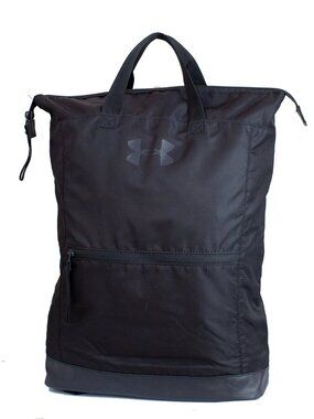 Under Armour Convertible Tote Backpack Black Gym Travel Sport Dual Carry Padded